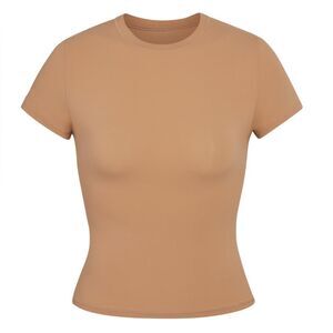 NWT SKIMS Fits Everybody T-Shirt Skimming Color Sienna Tan- Size 2XL